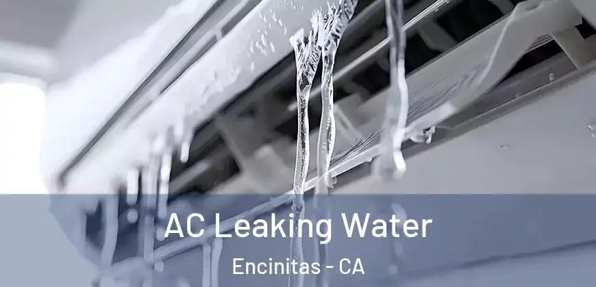 AC Leaking Water Encinitas - CA
