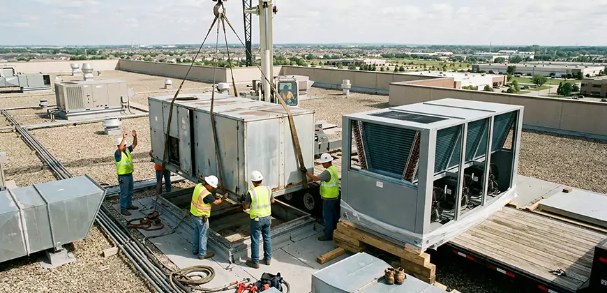 Commercial Air Handling Unit Replacement in Encinitas