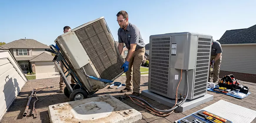 Emergency Air Conditioning Unit Swap in Encinitas