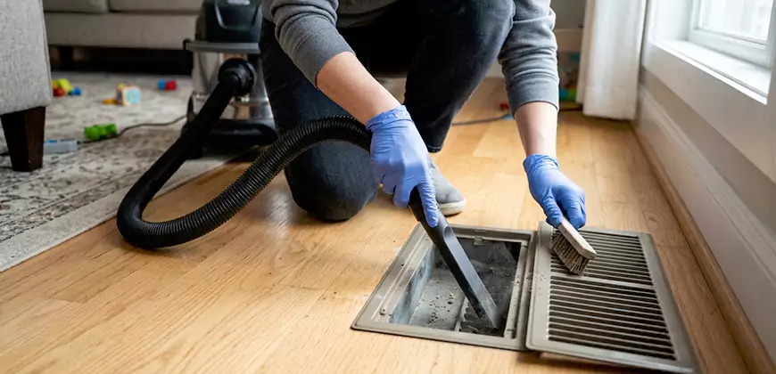 Heating Floor Vent Cleaning in Encinitas